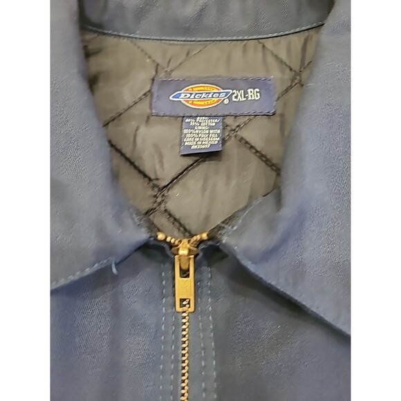 Dickies Men's Insulated Lined Quilted Eisenhower Zip Up Work Jacket Sz 2XL - Picture 6 of 12